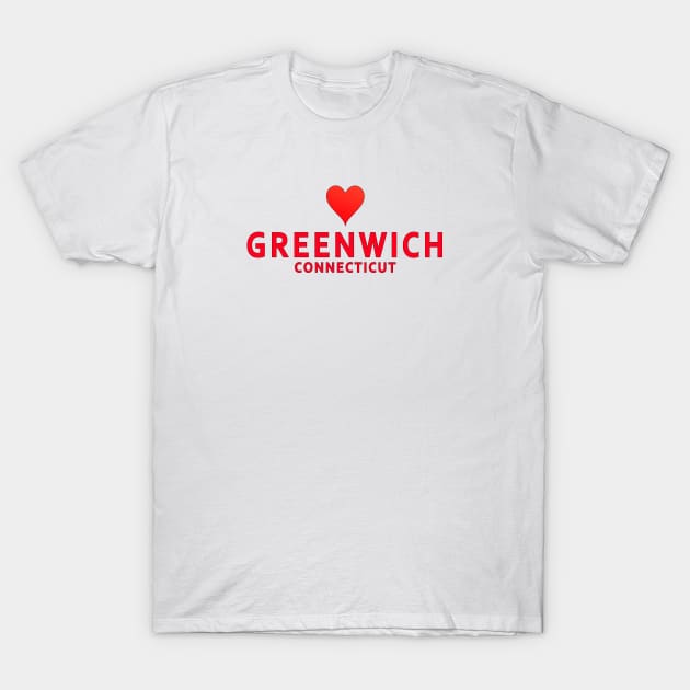 Greenwich Connecticut T-Shirt by SeattleDesignCompany